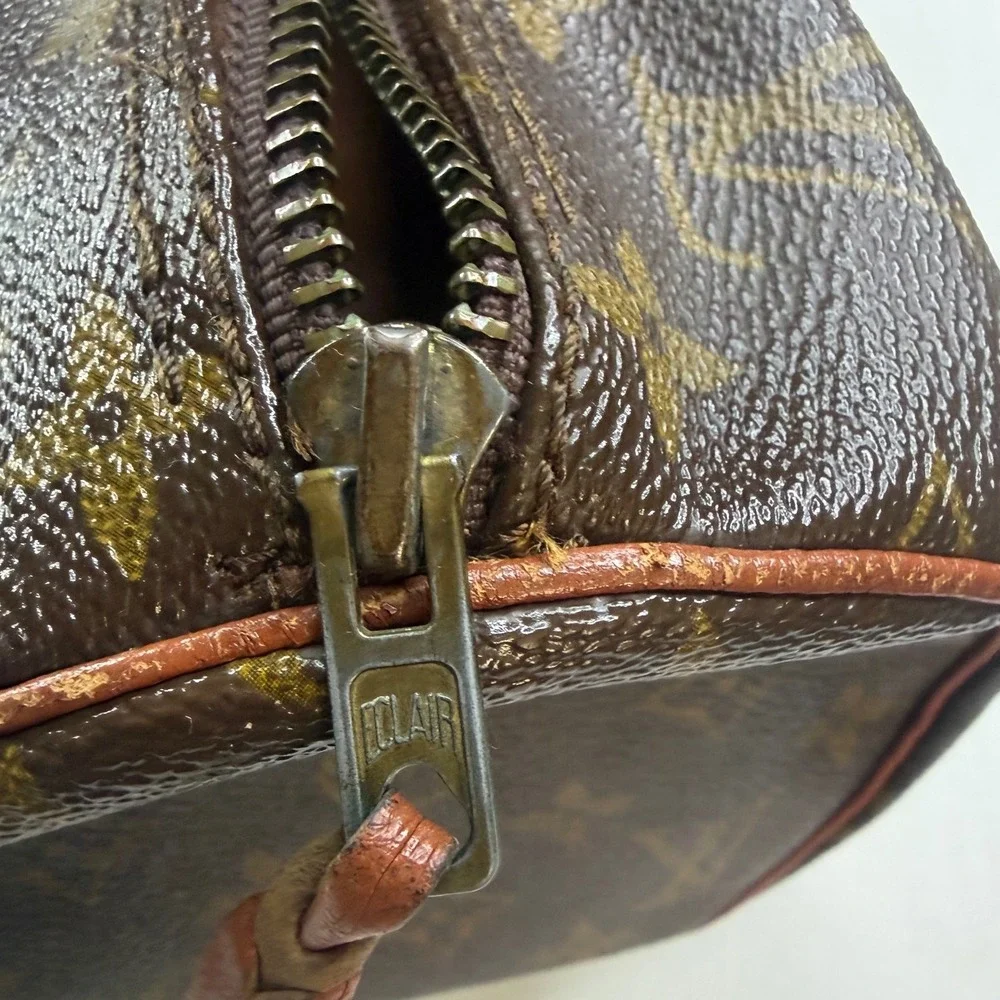 Louis Vuitton ultra Vintage Monogram Papillon 30 Barrel Bag purse Brown